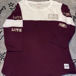 Victoria’s Secret bling shirt.